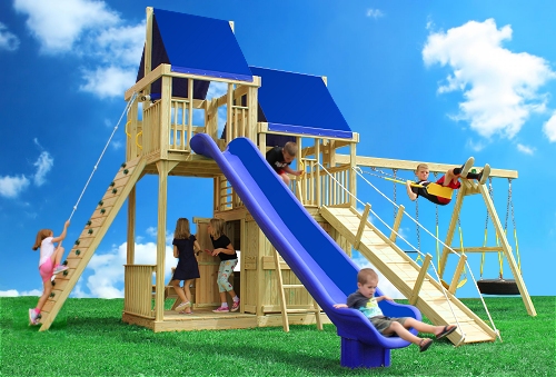 Discovery Satellite Club House Swing Set